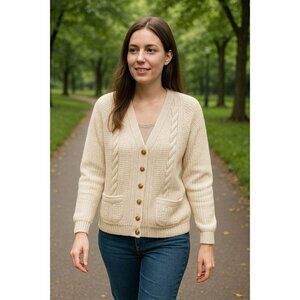 Vintage Kambers Original Knit Sweater Cardigan Medium EUC